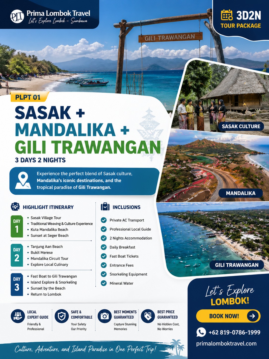 Snorkeling 4 East Gilis - Lombok Tour Package